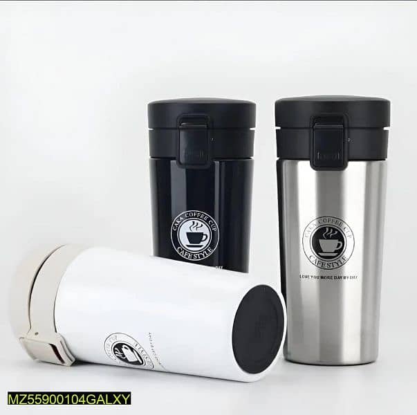 stainless steel vacuum insulation coffee mug 0