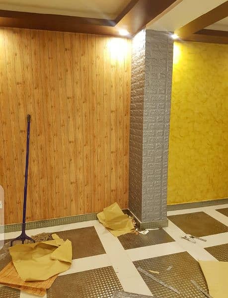 wall grace/rock wall/sticko/wooden blinds/wallpaper/PVC ceiling/fomic 17