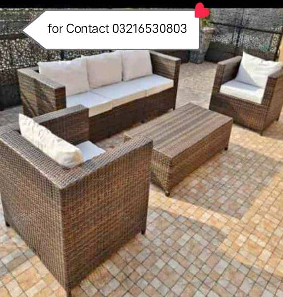 outdoor garden furniture Rattan Furniture uPVC chair park benches 7