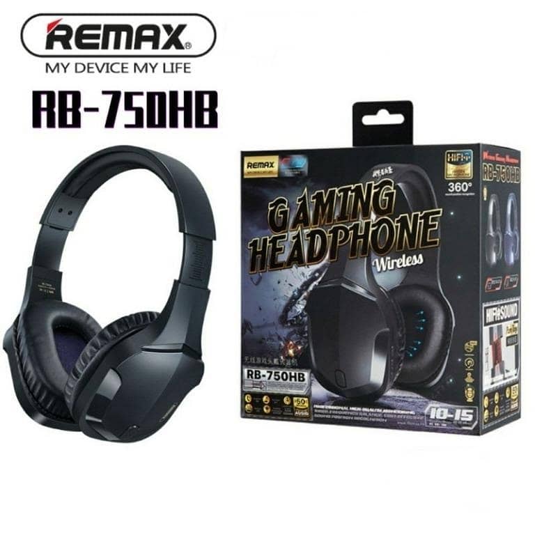 Remax RB-750HB BlueTooth Headphone Specially For PUBG Lovers 0