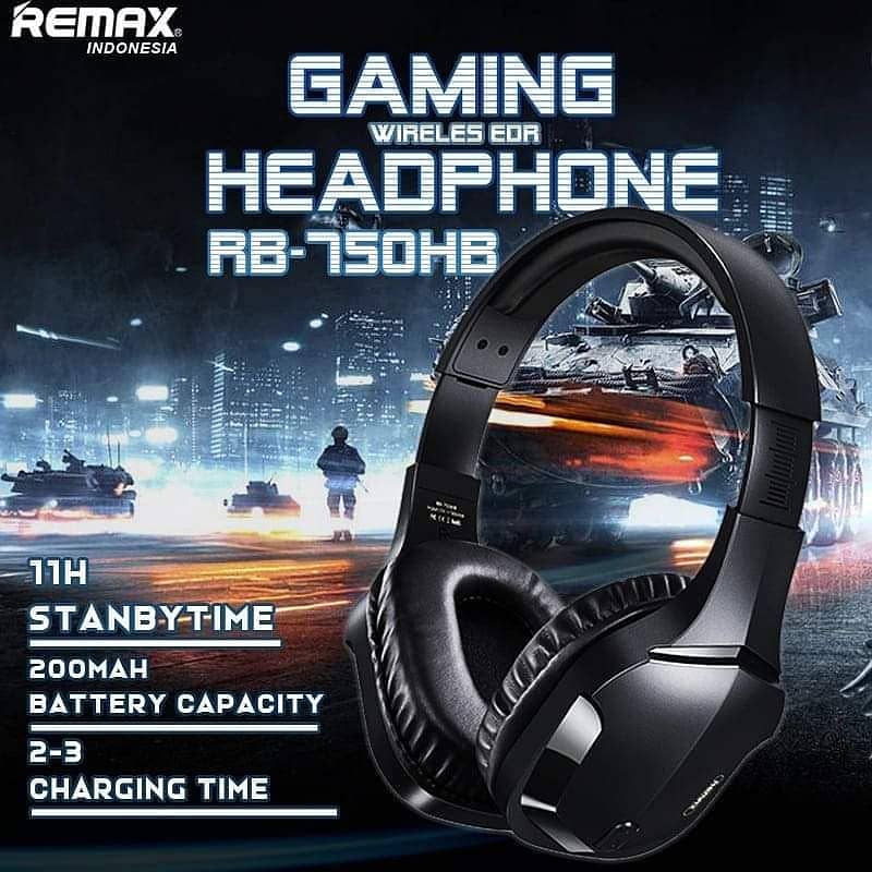 Remax RB-750HB BlueTooth Headphone Specially For PUBG Lovers 2