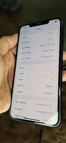 iphone 11 pro max PTA APPROVED 256gb 5