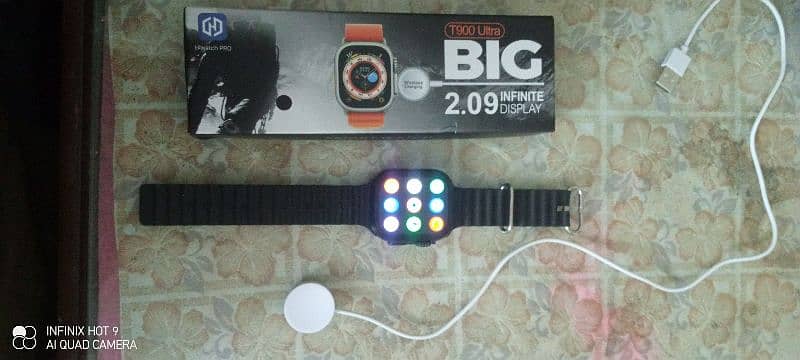 T900 Ultra Smart Watch woth wireless charger 2