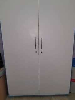 white 2 door cuboard 2pcs each cost 10000 2 pcs for 20000