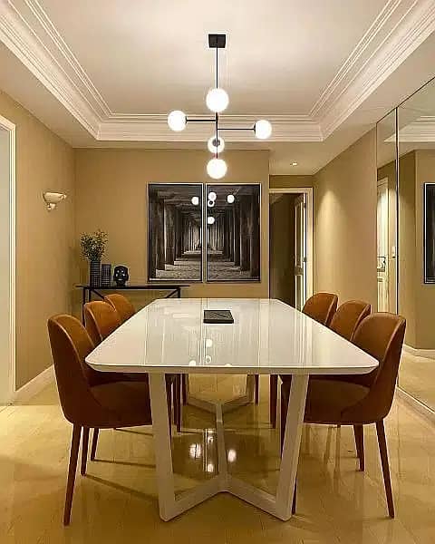 Dining Tables For sale 6 Seater\ 6 chairs dining table\wooden dining 15
