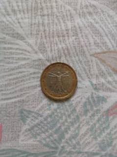 1 Euro coin year 2002