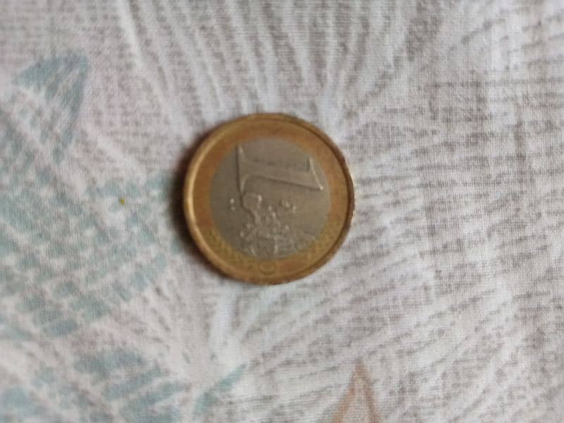 1 Euro coin year 2002 1