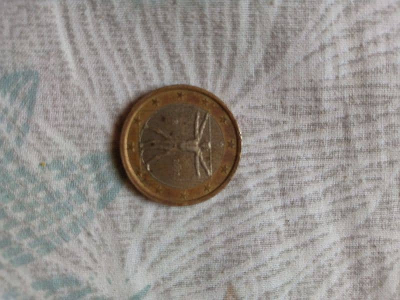 1 Euro coin year 2002 2