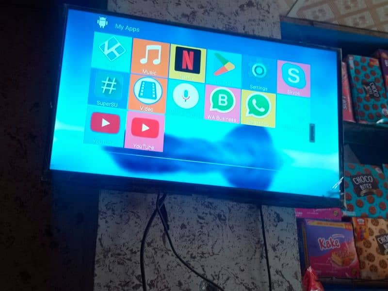 with android box and haier 35 inch led 4