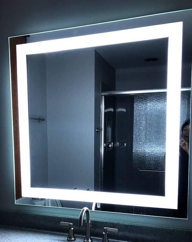 Square LED Mirror 7