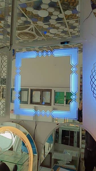 Square LED Mirror 13