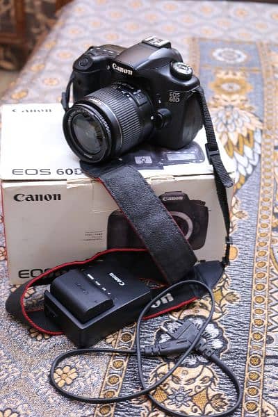 Canon 60d with 18/55mm professional dslr. 1