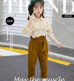 Shirt + Pants New Style Summer And Winter Dress For Girls 0