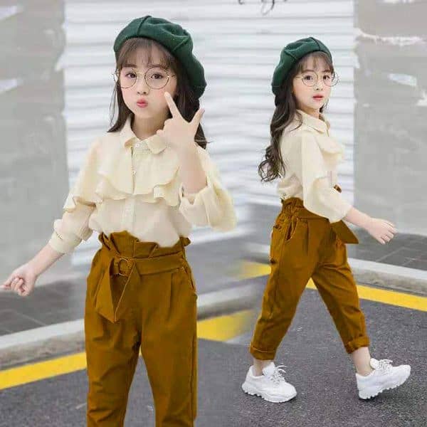 Shirt + Pants New Style Summer And Winter Dress For Girls 1