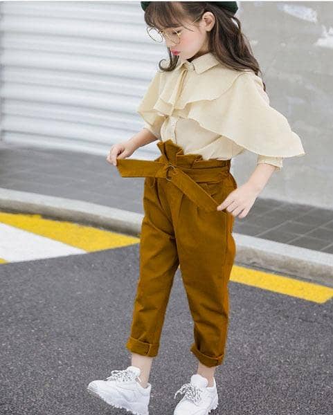 Shirt + Pants New Style Summer And Winter Dress For Girls 4