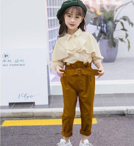 Shirt + Pants New Style Summer And Winter Dress For Girls 5