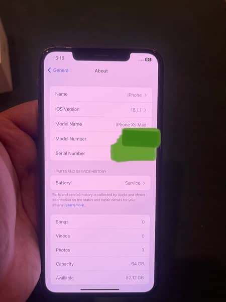 iPhone XS Max 64GB 9.5/10 grey PTA APPROVED 7