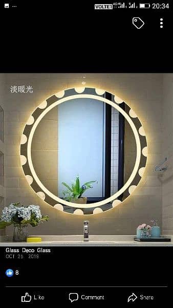Round Shape LED Mirrors 10