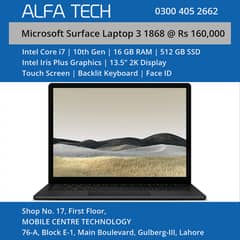 Microsoft Surface Laptop 3 (i7-10th-16-512-13.5”-2K-Touch) - ALFA TECH 0