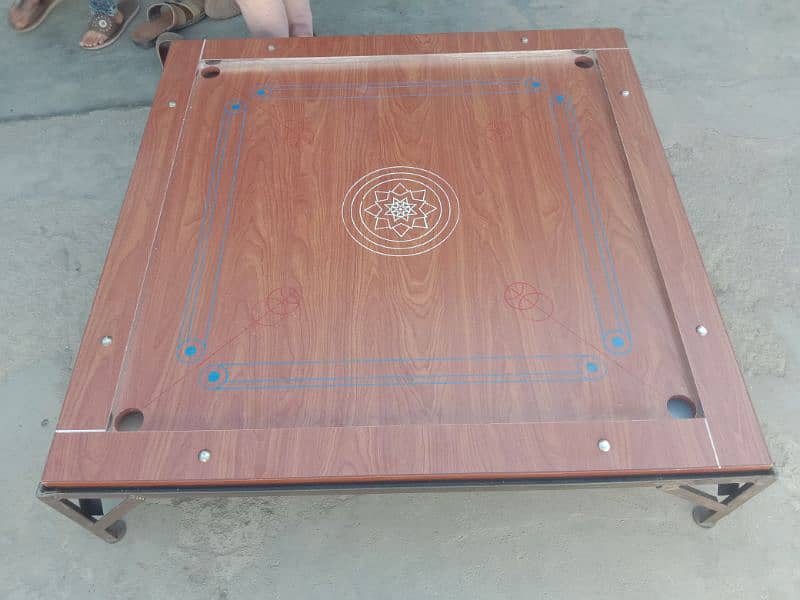 New Carrom Board With Iron Stand 3