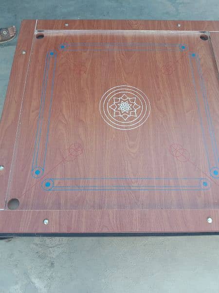 New Carrom Board With Iron Stand 4