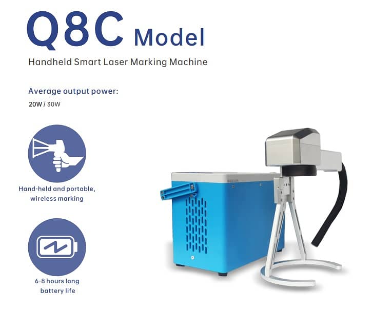 Fiber Laser Marking machine portable type (6kg weight) easy carry 0