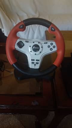 xbox 360 with steering wheel