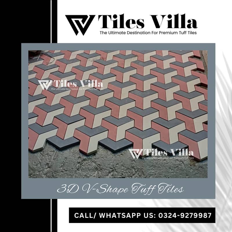 Tuff Tiles / 3D Tough Tiles / Parking Tiles 8