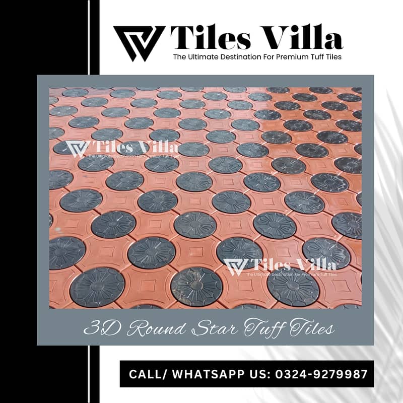 Tuff Tiles / 3D Tough Tiles / Parking Tiles 9