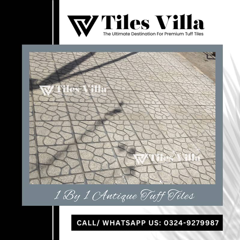 3D Tough Tiles/ Tuff Tiles/ Driveway Tiles / Parking Tiles 4