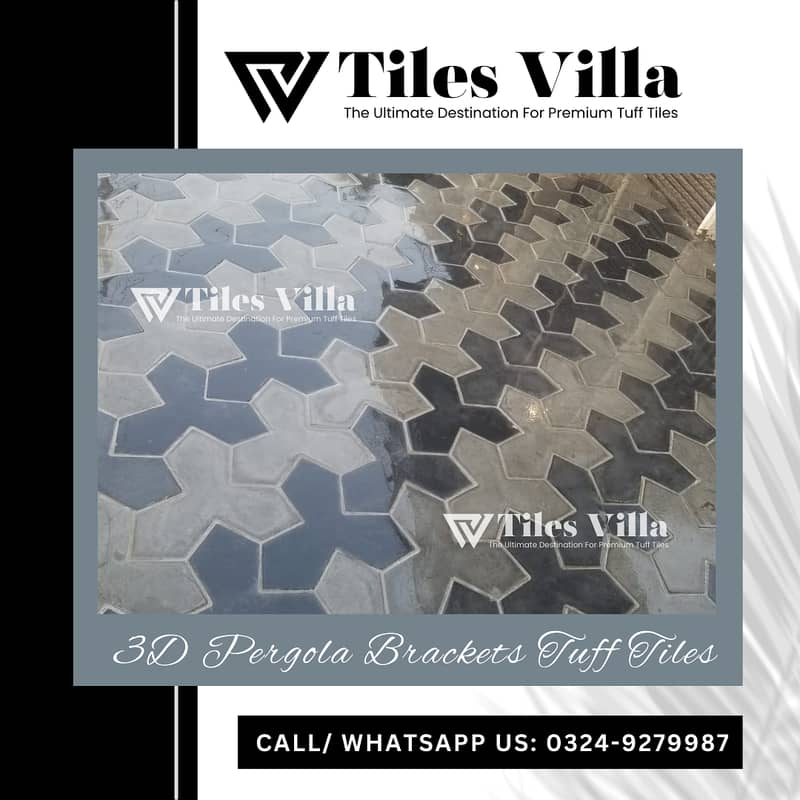 Tough Tiles/ 3D Tuff Tiles / Driveways Tiles/ Parking Tiles 3