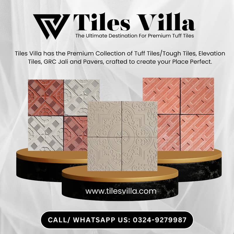 Tough Tiles/ 3D Tuff Tiles / Driveways Tiles/ Parking Tiles 12