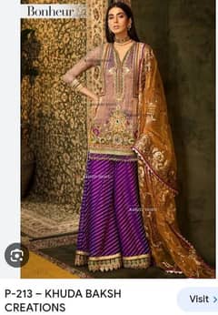 girl party wear dress khuda baksh brand 0