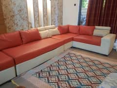 sofa L shaped with Centre Table