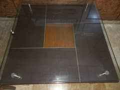 table with glass