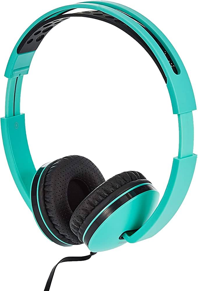 Toshiba Foldable Wired Headphone Green RZE-D250H 1