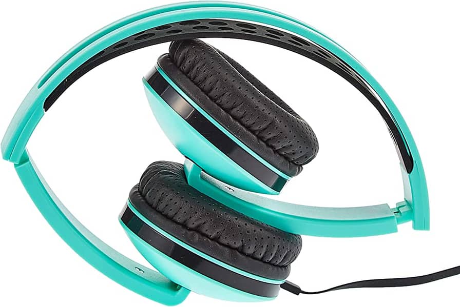 Toshiba Foldable Wired Headphone Green RZE-D250H 4
