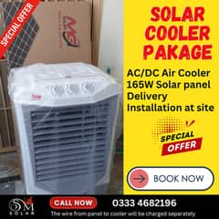 Solar Cooler Pakage (Ac/Dc Cooler, Solar panel, Dilivery, Installation