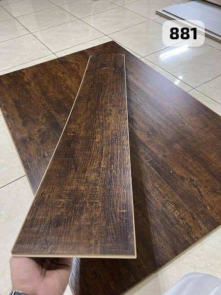 Herringbone Wooden floors/ wallpaper/ blinds/ carpet tiles flooring. 5