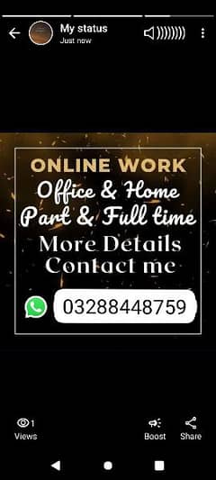 Golden opportunity online work available mail_female staff