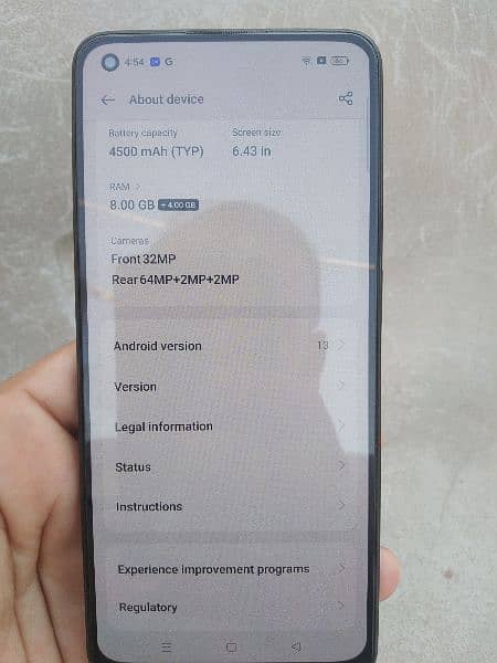 Grab the oppo f21 pro! 8+4 RAm,128 GB ROM Excellent condition Full box 5