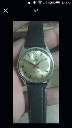 Antique camy vintage swiss made watch