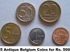 Antique Norway, Spain, Finland,Denmark,Sweden,Netherland,Belgium Coins