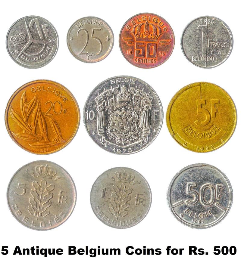 Antique Norway, Spain, Finland,Denmark,Sweden,Netherland,Belgium Coins 1