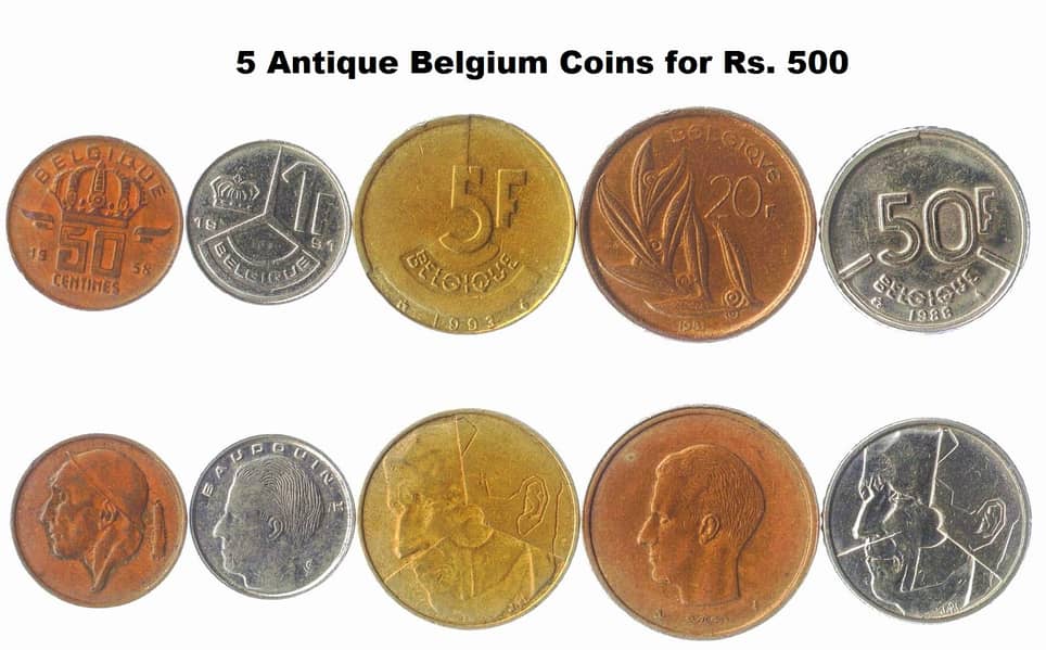 Antique Norway, Spain, Finland,Denmark,Sweden,Netherland,Belgium Coins 2