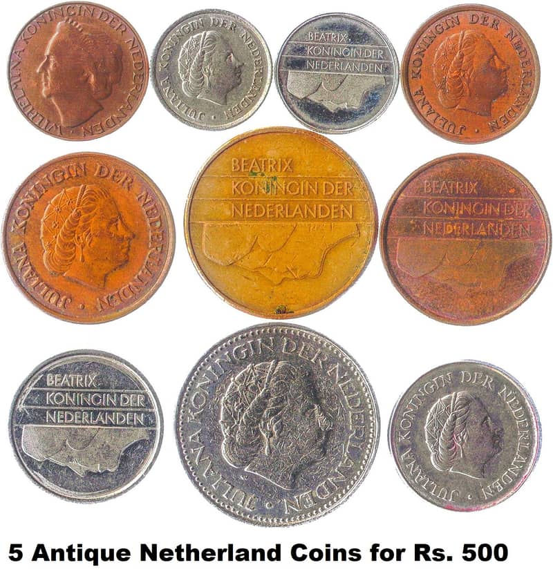 Antique Norway, Spain, Finland,Denmark,Sweden,Netherland,Belgium Coins 7