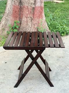 Wooden folding tables