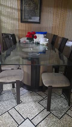 beautiful good condition good quality 8seats dining