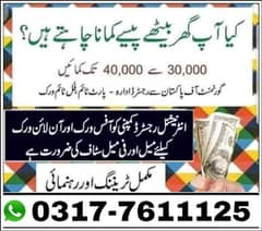 Part time job available, online earning