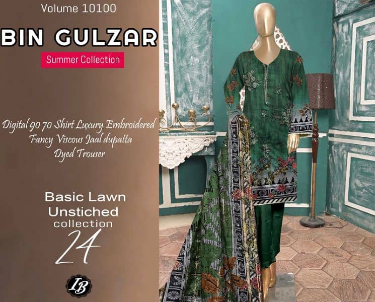 Gul Ahmed new fabric lown 1